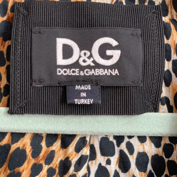 D&G leather jacket size 40 - Picture 3 of 4